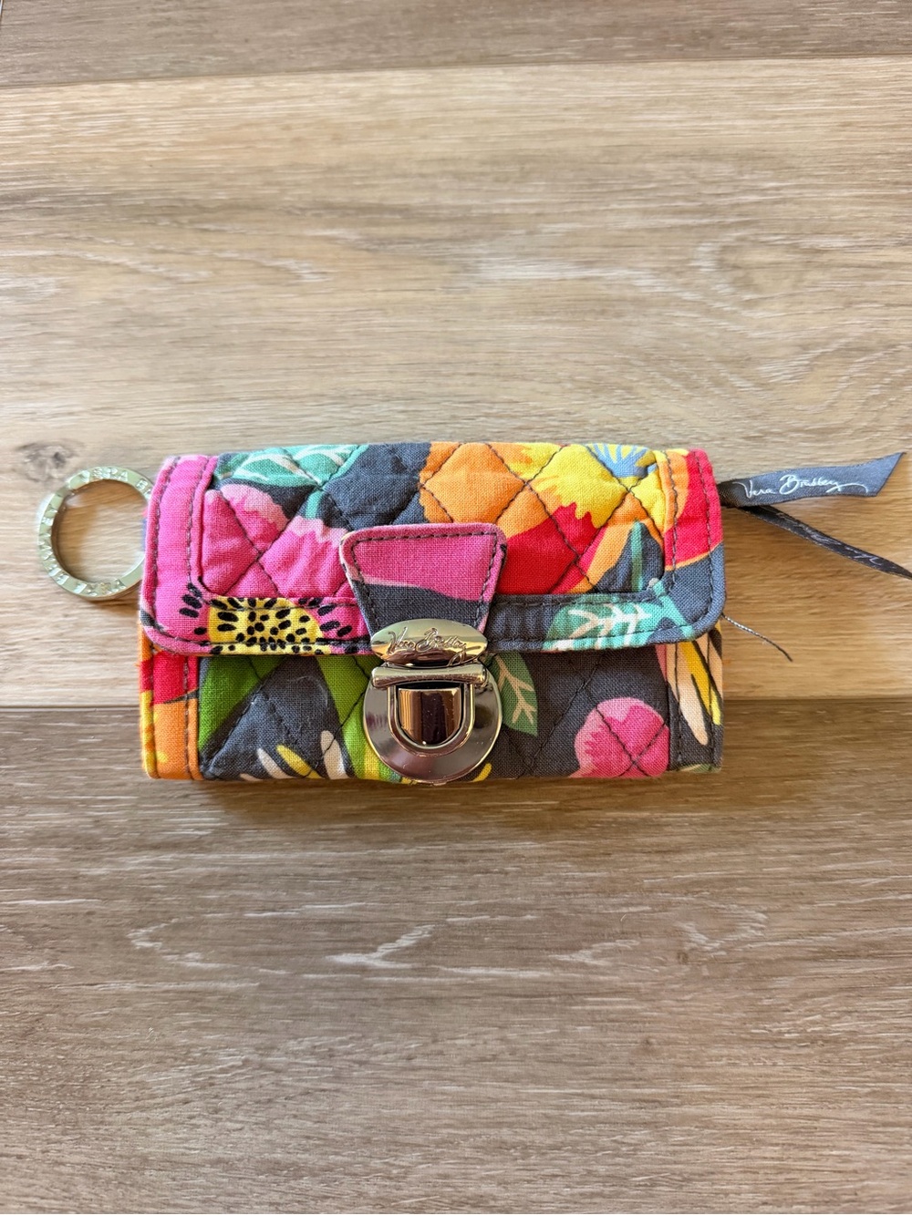 Vera Bradley ID Wallet in Jazzy Blooms